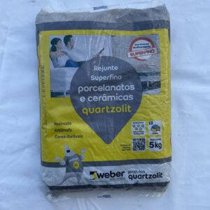 Rejunte Cinza Ártico Superfino Quartzolit 5Kg