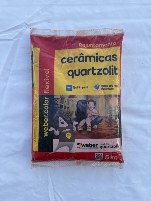 Rejunte Cerâmica Quartzolit 5Kg