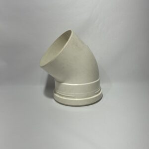 Joelho Esgoto 150mm x 45° Branco