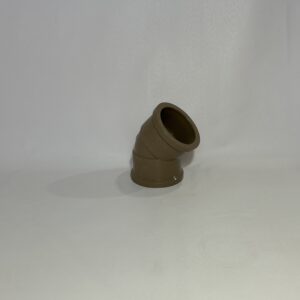Joelho Soldável 75mm x 45° Marrom