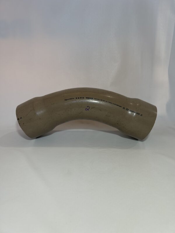 Curva Soldável 110mm x 45° Marrom