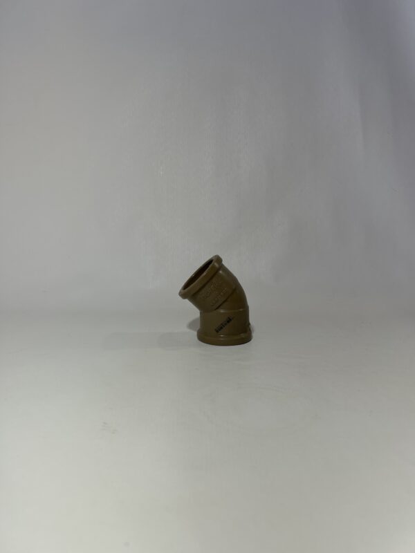 Joelho Soldável 40mm x 45° Marrom