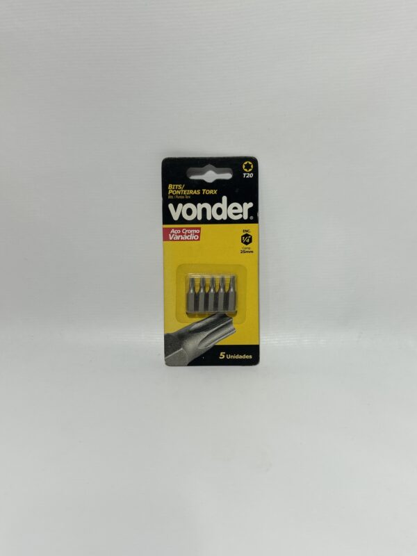 Jogo BITS Ponteiras TORX c5 Unid 1/4 T 20