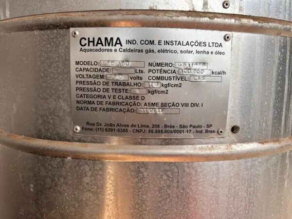 Aquecedor a gás GPC 100 - 220V - Semi novo (com pouco uso) - Imagem 3