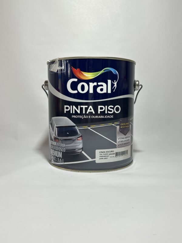 Tinta Pinta Piso Cinza Escuro 3,6 Lts