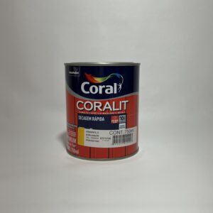 Tinta Esmalte Sintético Amarelo Brilhante Coralit 750ml