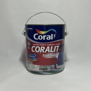 Tinta Esmalte Sintético Branco Gelo 3,6Lt Coralit