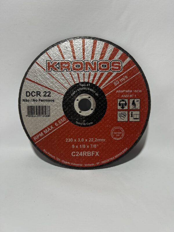 Disco Corte 9 x 1/8 x 22,2mm KRONOS