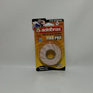 Fita Dupla Face Espuma 12mm x 2,00mt ADELBRAS