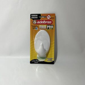 GANCHO ADESIVO PLASTICO C 01 un Grande