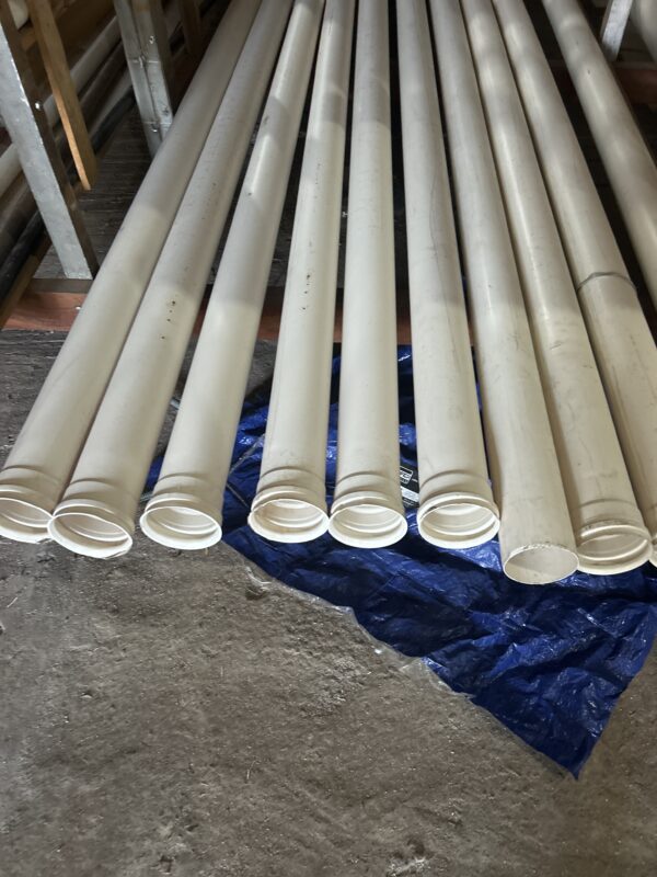 Tubo Esgoto 100mm Branco METRO