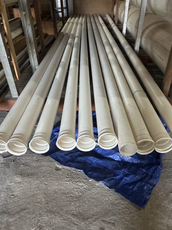 Tubo Esgoto 100mm Branco BARRA