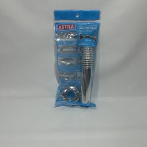 Tubo Ligação Ajustavel Sanfonado Cromado Astra