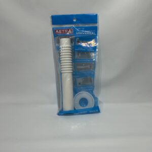 Tubo Ligação Ajustavel Sanfonado Branco ASTRA