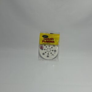 Grelha Redonda 4 Abre e Fecha Plástica Branca