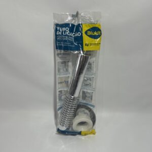 Tubo Ligação Ajustável Sanfonado Cromado Blukit